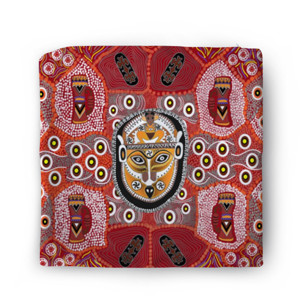 Sarung Bantal The Papuan Style Maroon