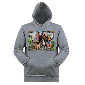 Jaket Hoodie Keluarga Binatang Lucu