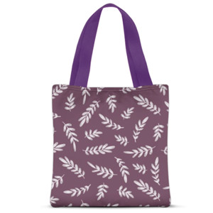 Tas Tote Fullprint leaf 1