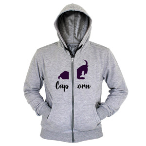 Hoodie Zipper Kaos pria zodiak capricorn