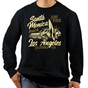 Jaket Sweater Santa Monica Los Angeles Surf Rider