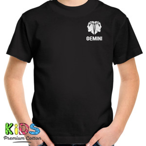 Kaos Zodiak Gemini Logo - White Exclusive