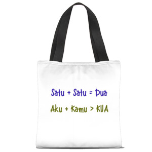 Tas Tote Fullprint Aku dan Kamu Tas