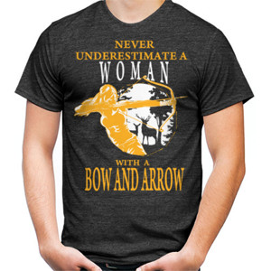 Kaos KAOS PEMANAH WANITA – NEVER UNDERESTIMATE A WOMAN 