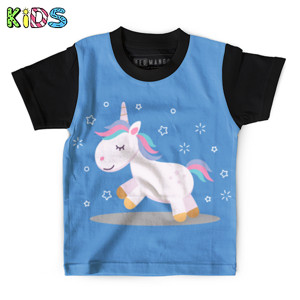 Kaos Anak Full-Print Unicorn
