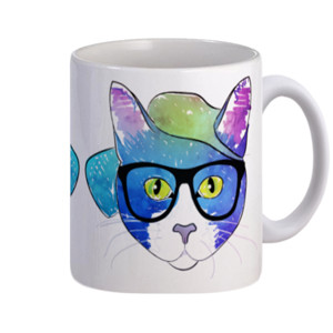 Mug Two Cute Cats - Mug Dua Kucing Lucu