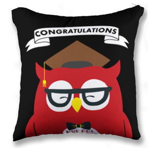 Bantal BANTAL WISUDA TEKS BELAKANG BISA DIGANTI