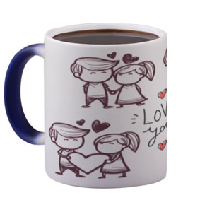 Mug Bunglon Love Message 2