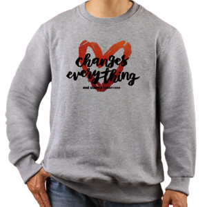 Jaket Sweater Love Change Everything 