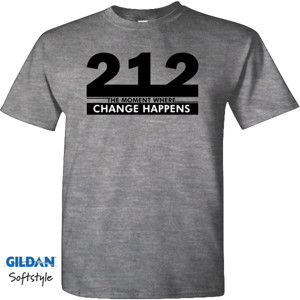 Kaos T-shirt 212 The Moment Where Change Happens