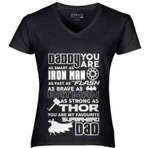 Kaos Daddy You Are My Superhero