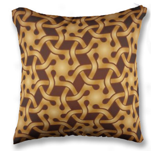 Bantal Pola Anyaman Unik
