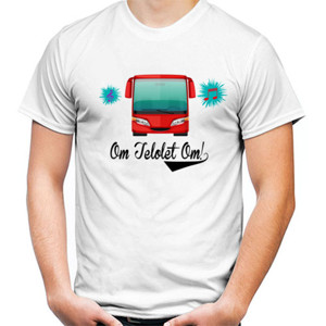 Kaos Om Telolet Om! Hadap Depan