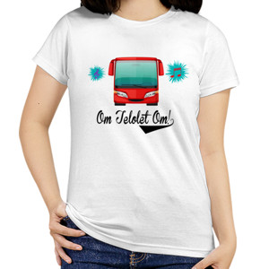 Kaos Om Telolet Om! Hadap Depan