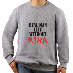 Jaket Sweater  real man life without riba