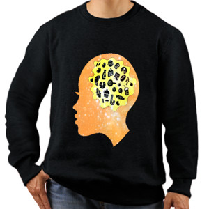 Jaket Sweater brainy food