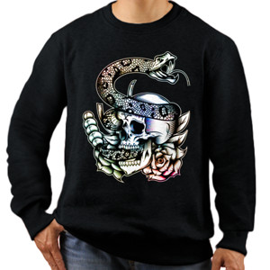 Jaket Sweater Skull Snake