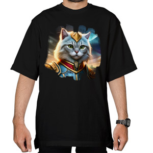 Kaos Oversize Keberanian dalam balutan bulu menggemaskan