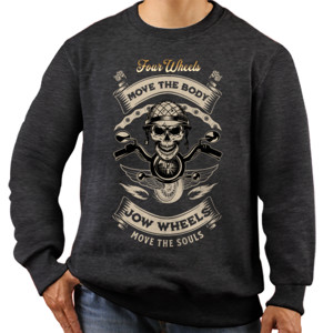 Jaket Sweater Four Wheels Move The Body