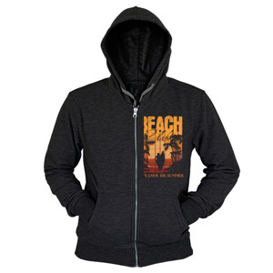 Hoodie Zipper Beach Club  