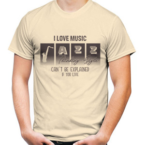 Kaos I Love Music Jazz  