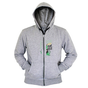 Hoodie Zipper Im Punk Rock