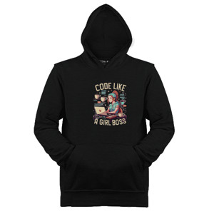 Jaket Hoodie coding girl 