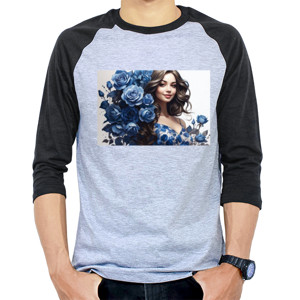 Kaos Raglan Flower Bloom the Series