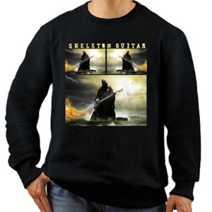 Jaket Sweater skeleton guitar