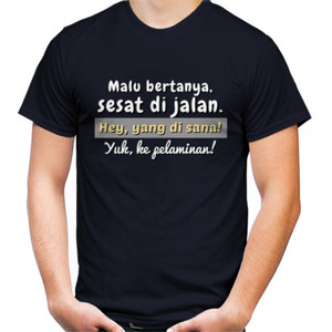 Kaos Malu Bertanya, Ke Pelaminan!