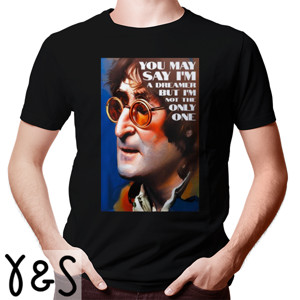 Kaos John Lennon Potret Lukisan