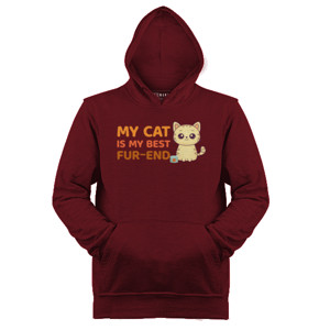 Jaket Hoodie Cat Lover Pencinta Kucing My Cat is my Best Furend
