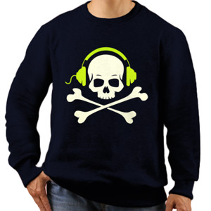 Jaket Sweater Skull with HEADSET