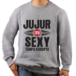 Jaket Sweater Jujur itu sexy 