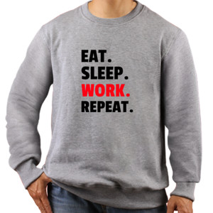 Jaket Sweater EAT-SLEEP-WORK