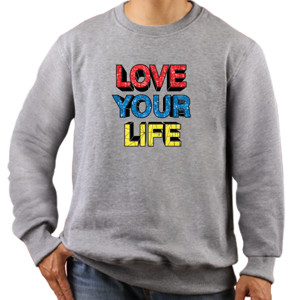 Jaket Sweater Love Your Life
