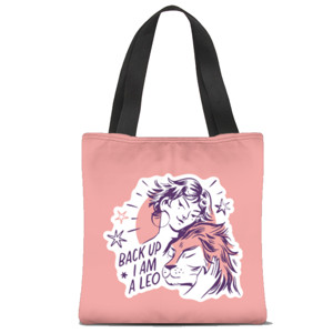 Tas Tote Fullprint Hand Drawn Zodiac Leo