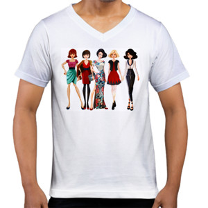Kaos  Kaos Beautiful Girls - Kaos Wanita Cantik - 