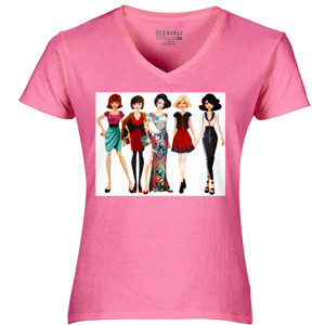 Kaos Kaos Beautiful Girls - Kaos Wanita Cantik - 