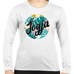 Kaos Jogja motif Tropic