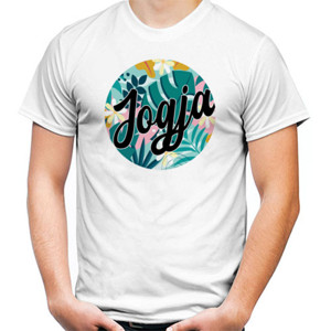 Kaos Jogja motif Tropic