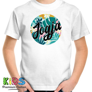 Kaos Jogja motif Tropic