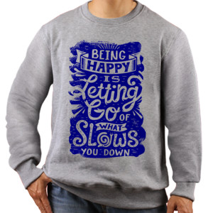Jaket Sweater Being Happy