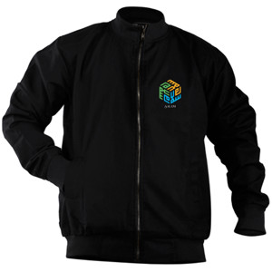 Jaket Bomber Kaligrafi Kufi Salam