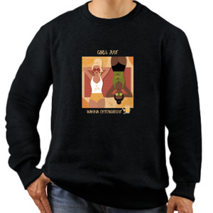 Jaket Sweater Desain Tema Santai