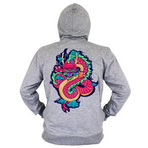 Hoodie Zipper RED DRAGON