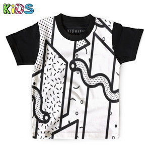 Kaos Anak Full-Print Neo memphis background 36