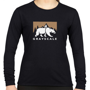 Kaos Bear Grayscale Vintage - 2