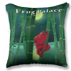Bantal Bantal Sofa Kotak Frog by Co_mbro