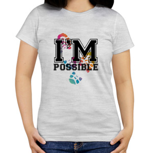 Kaos IM POSSIBLE FONT HITAM by SAI MALIMA